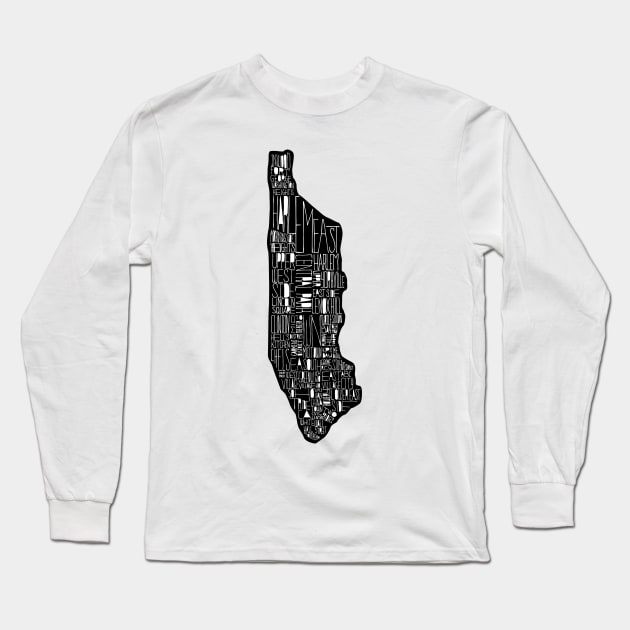 Manhattan Long Sleeve T-Shirt by astronaut